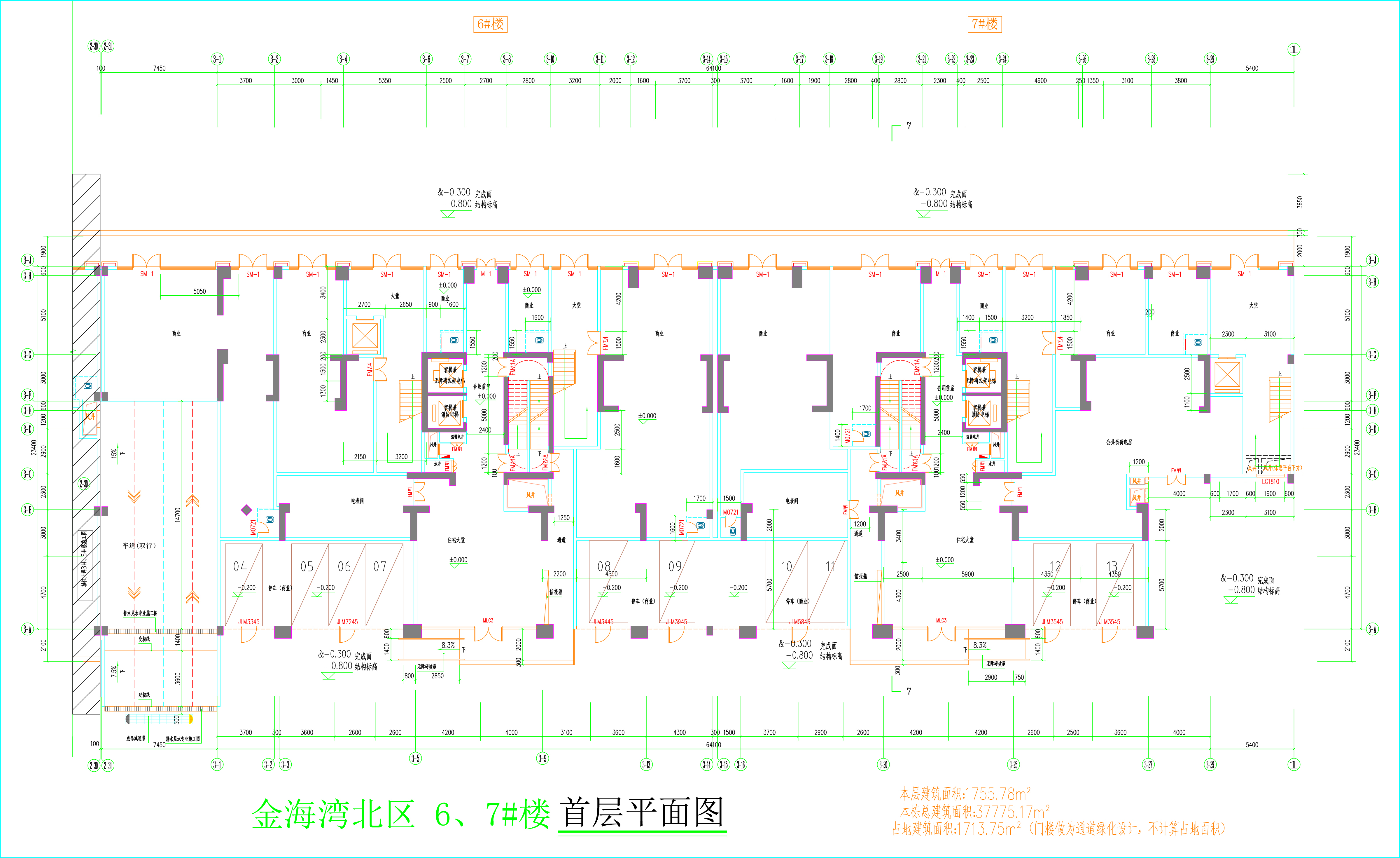 金海灣北區(qū)6、7#樓_首層平面圖.jpg