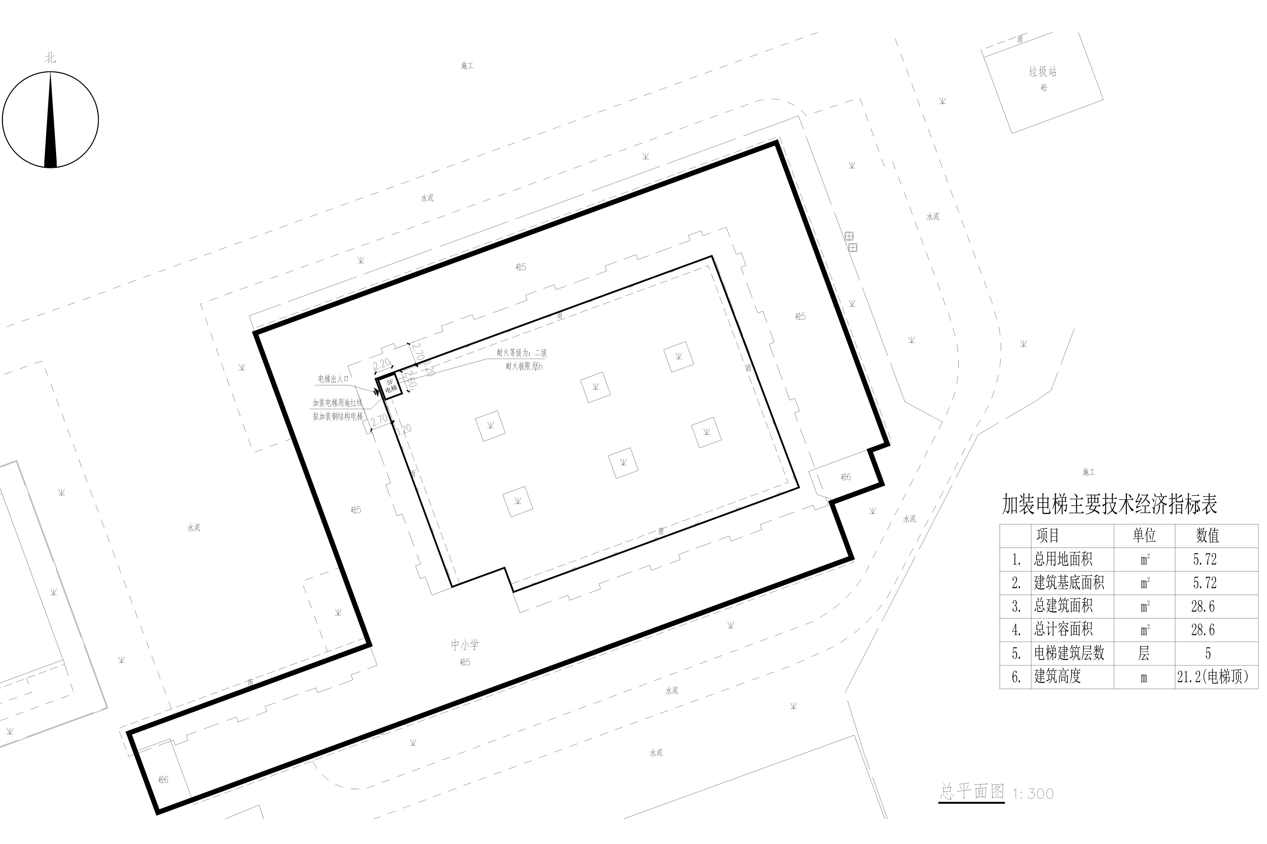 總平面。鳳翔山湖北區(qū)學(xué)校教學(xué)樓加裝電梯_t3-Model_1.jpg