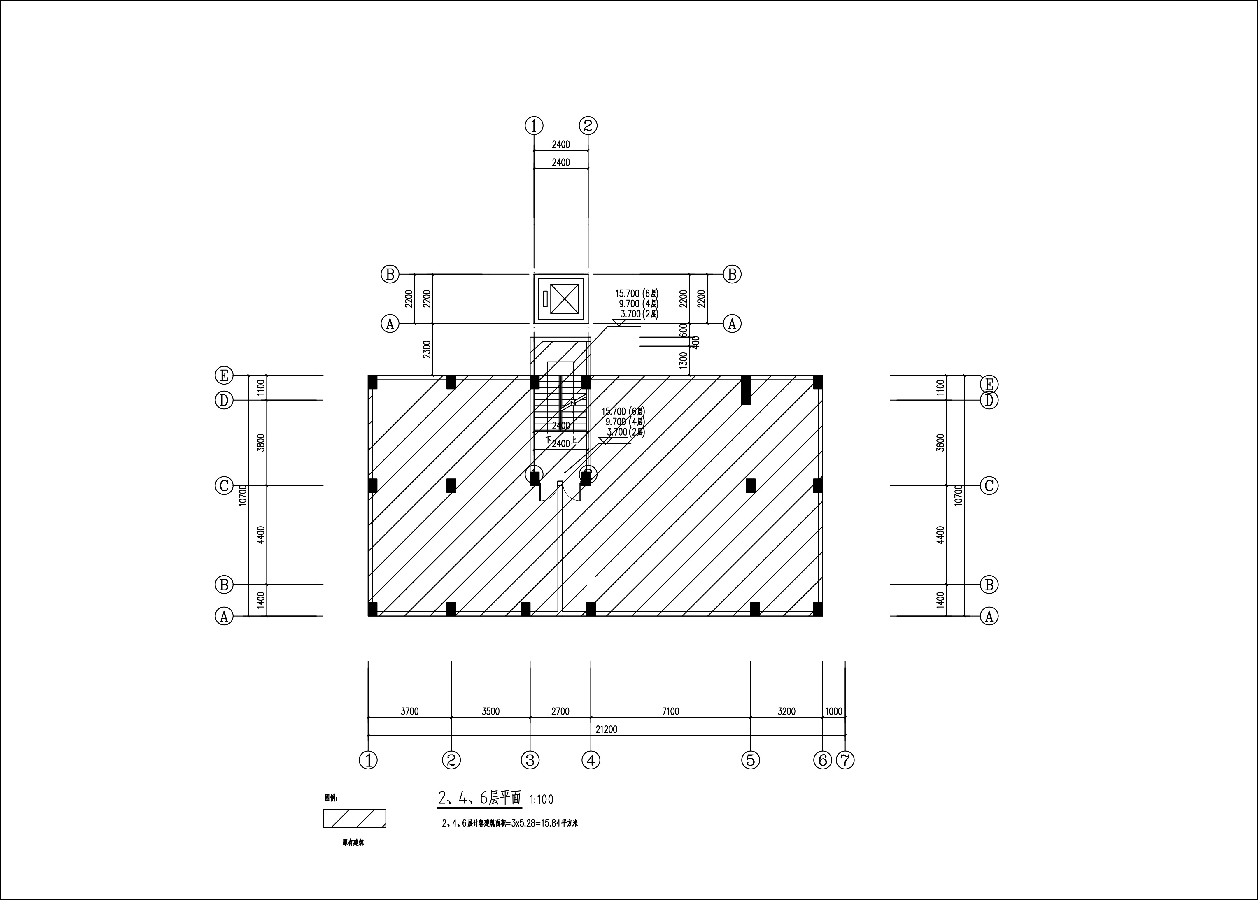 新城清遠(yuǎn)供電局宿舍電梯建筑圖_2、4、6層 不設(shè)電梯出入口.jpg